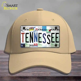 Tennessee Strip Art Novelty License Plate Hat Tag Cotton / Khaki