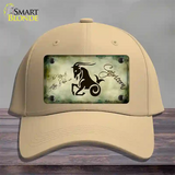 Capricorn Zodiac Novelty License Plate Hat Cotton / Khaki