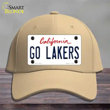 Go Lakers Novelty License Plate Hat Tag Cotton / Khaki