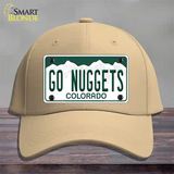 Go Nuggets Novelty License Plate Hat Tag Cotton / Khaki