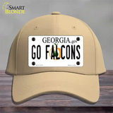 Go Falcons Novelty License Plate Hat Tag Cotton / Khaki