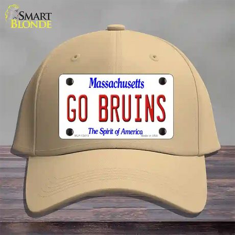 Go Bruins Novelty License Plate Hat Tag Cotton / Khaki