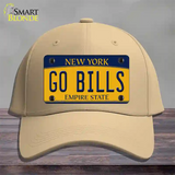 Go Bills Novelty License Plate Hat Tag Cotton / Khaki