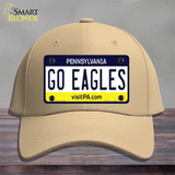 Go Eagles Novelty License Plate Hat Tag Cotton / Khaki