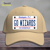 Go Wizards Novelty License Plate Hat Tag Cotton / Khaki