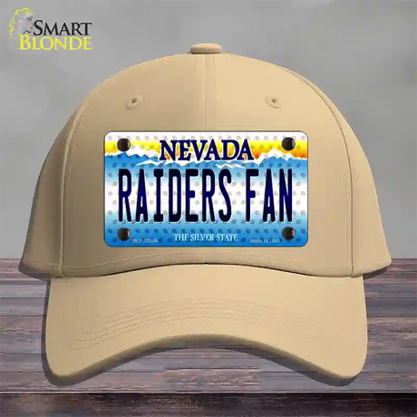 Raiders Fan Nevada Novelty License Plate Hat Tag Cotton / Khaki