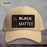 Black Lives Matter Fist Brick Novelty License Plate Hat Tag Cotton / Khaki