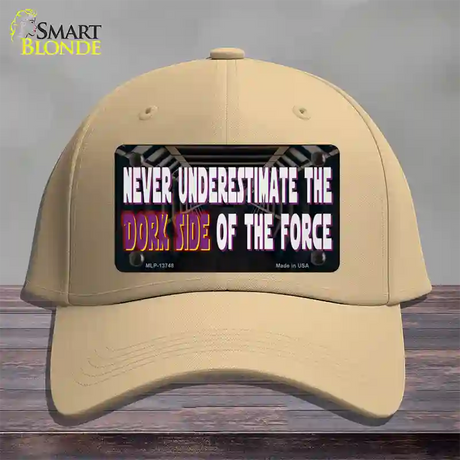 The Dork Side Novelty License Plate Hat Tag Cotton / Khaki