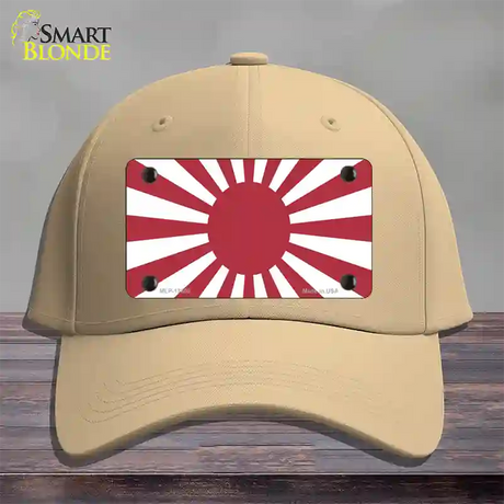 Rising Sun Japan Novelty License Plate Hat Tag Cotton / Khaki