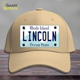 Lincoln Rhode Island Novelty License Plate Hat Novelty License Plate Hat Cotton / Khaki