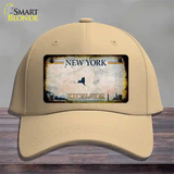 New York Excelsior Rusty Novelty License Plate Hat Cotton / Khaki