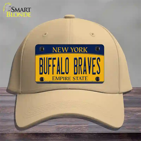 Buffalo Braves New York Novelty License Plate Hat Tag Cotton / Khaki