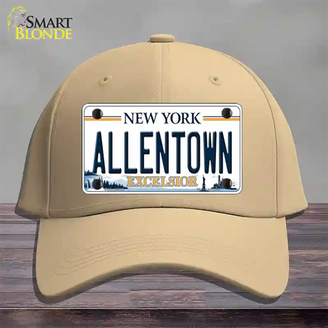 Allentown Excelsior New York Novelty License Plate Hat Tag Cotton / Khaki