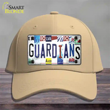 Guardians Strip Art Novelty License Plate Hat Tag Cotton / Khaki