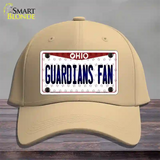 Guardians Fan Ohio Overlay Novelty License Plate Hat Tag Cotton / Khaki