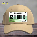 Gatlinburg Tennessee Novelty License Plate Hat Tag Cotton / Khaki