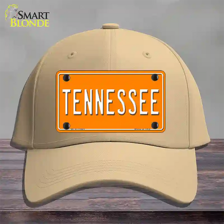 Tennessee Orange Novelty License Plate Hat Tag Cotton / Khaki