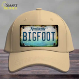 Bigfoot Kentucky Novelty License Plate Hat Tag Cotton / Khaki