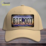 Bigfoot South Carolina Novelty License Plate Hat Tag Cotton / Khaki