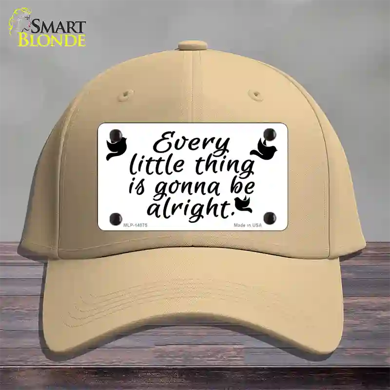 Every Little Thing Novelty License Plate Hat Cotton / Khaki