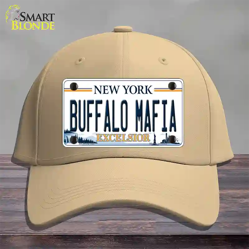 Buffalo Mafia New York Excelsior Novelty License Plate Hat Cotton / Khaki