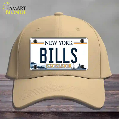 Bills New York Excelsior Novelty License Plate Hat Cotton / Khaki