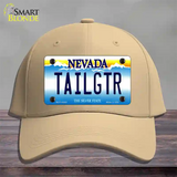 Tailgtr Nevada Novelty License Plate Hat Cotton / Khaki