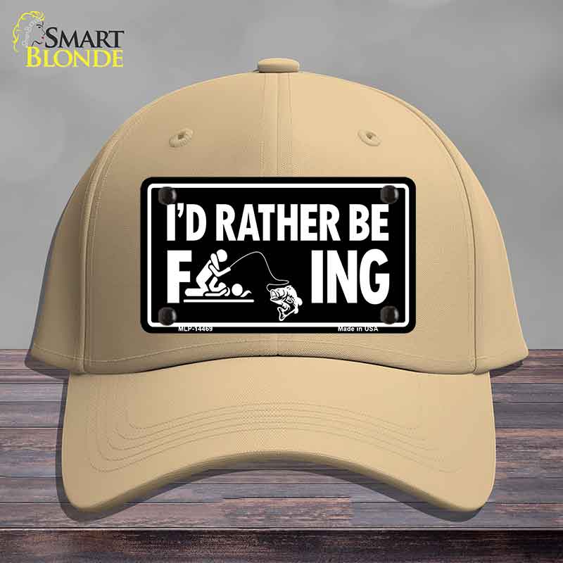 Id Rather Be F---ing Novelty License Plate Hat HAT-MLP-14469