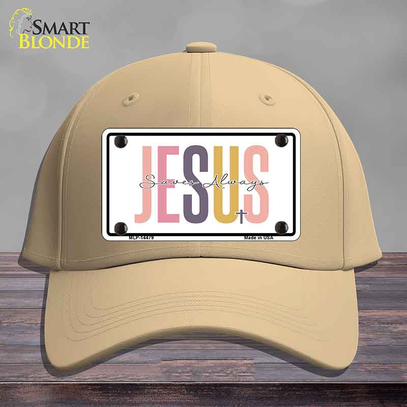 Jesus Saves Always Novelty License Plate Hat HAT-MLP-14479