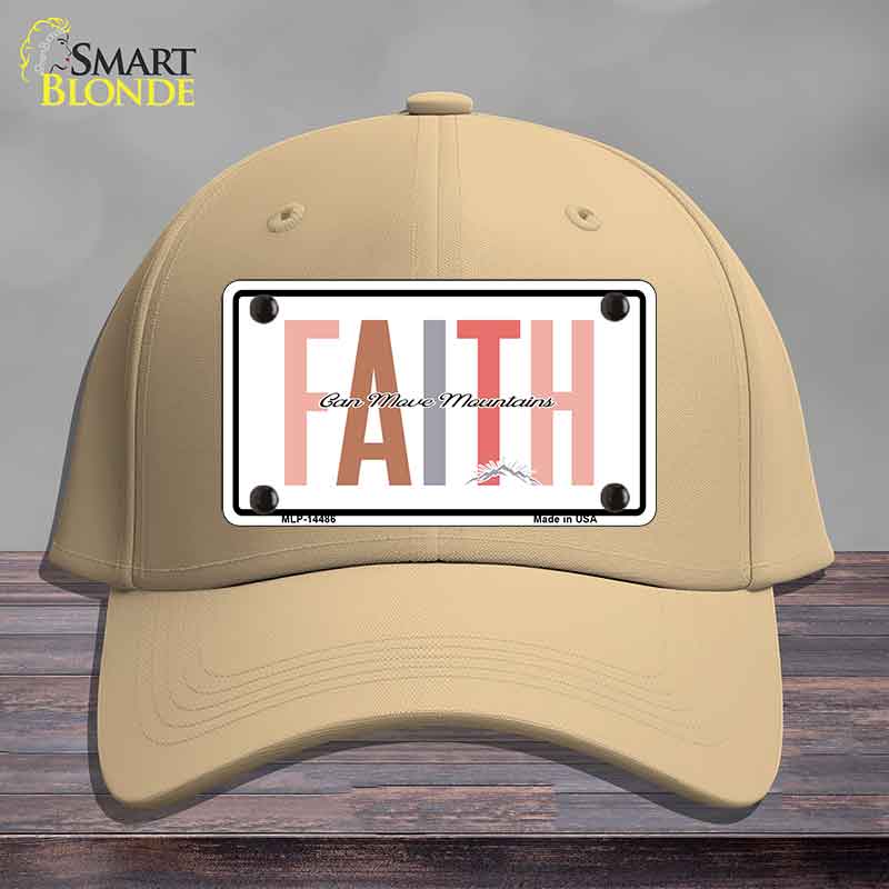 Faith Can Move Mountains Novelty License Plate Hat HAT-MLP-14486