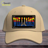 Williams Arizona State Flag Novelty License Plate Hat Cotton / Khaki