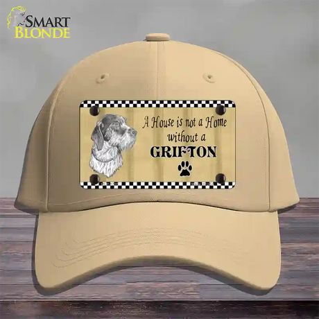 Pencil Sketch Grifton Novelty License Plate Hat Cotton / Khaki