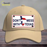 Dont Mess With Texas Novelty License Plate Hat Cotton / Khaki