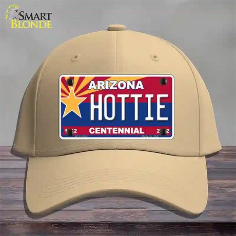 Arizona Centennial Hottie Novelty License Plate Hat Cotton / Khaki