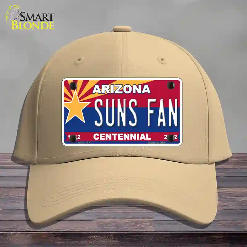 Arizona Centennial Suns Fan Novelty License Plate Hat Cotton / Khaki