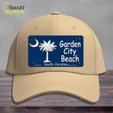 Garden City Beach South Carolina Novelty License Plate Hat Cotton / Khaki