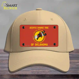 Absentee Shawnee Tribe Flag Novelty License Plate Hat Cotton / Khaki