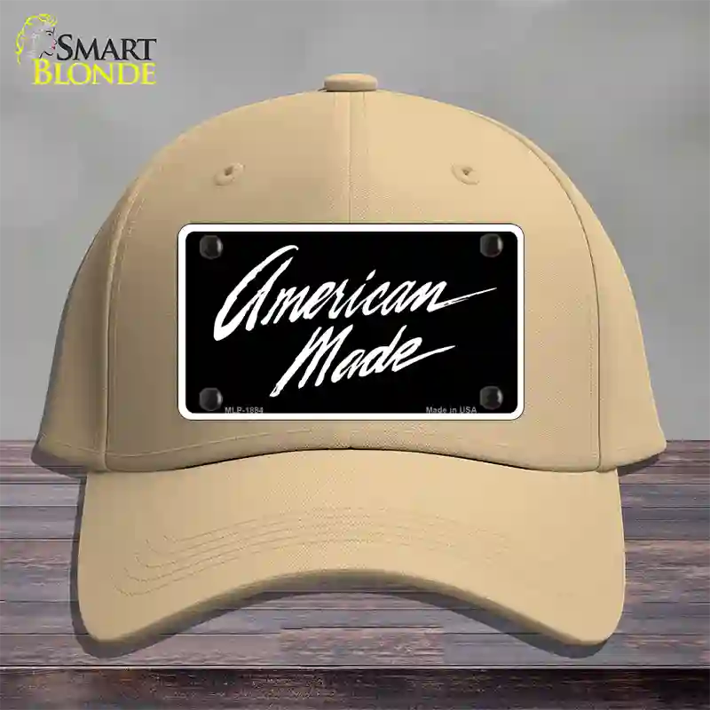 American Made Novelty License Plate Hat Cotton / Khaki