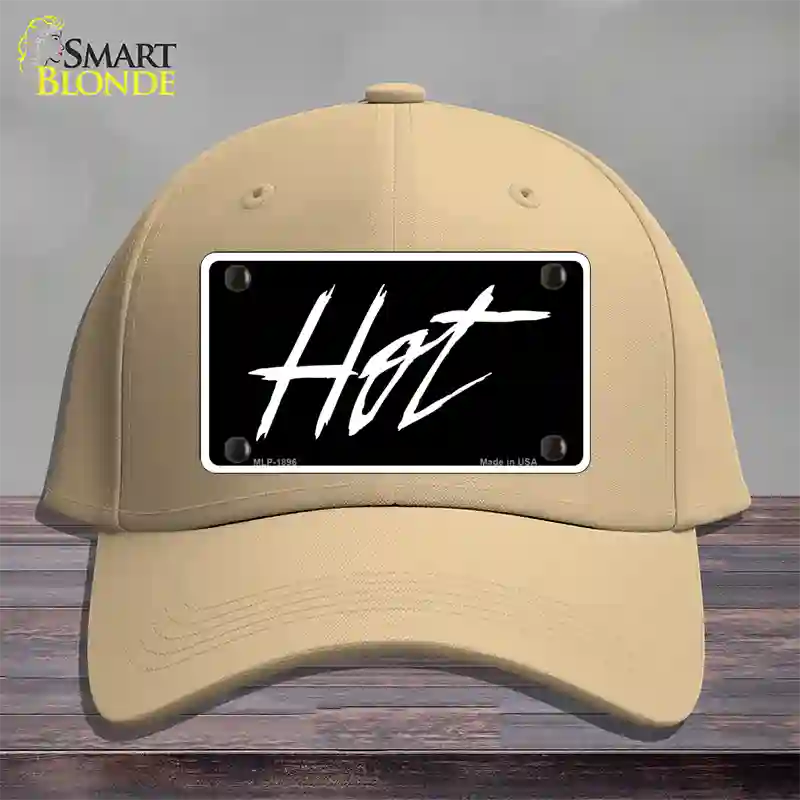 Hot Novelty License Plate Hat Cotton / Khaki