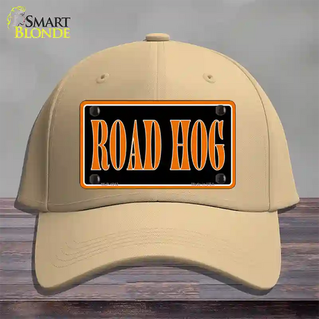 Road Hog Novelty License Plate Hat Cotton / Khaki