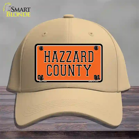 Hazard County Novelty License Plate Hat Cotton / Khaki