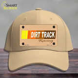 Dirt Track Racing Novelty License Plate Hat Cotton / Khaki