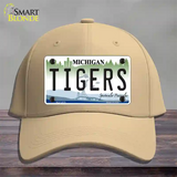 Tigers Michigan State Novelty License Plate Hat Cotton / Khaki