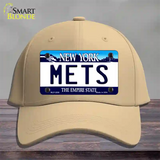 Mets New York State Novelty License Plate Hat Cotton / Khaki