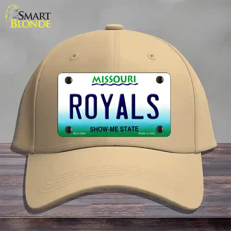 Royals Missouri State Novelty License Plate Hat Cotton / Khaki