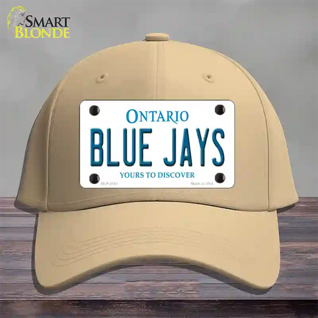 Blue Jays Toronto Canada Province Novelty License Plate Hat Cotton / Khaki