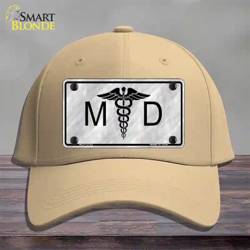 MD Novelty License Plate Hat Cotton / Khaki