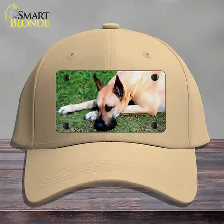 Great Dane Dog Novelty License Plate Hat Cotton / Khaki