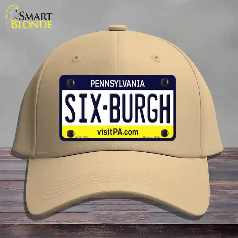 Sixburgh Pennsylvania Steelers Novelty License Plate Hat Cotton / Khaki