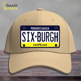 Sixburgh Pennsylvania Steelers Novelty License Plate Hat Cotton / Khaki